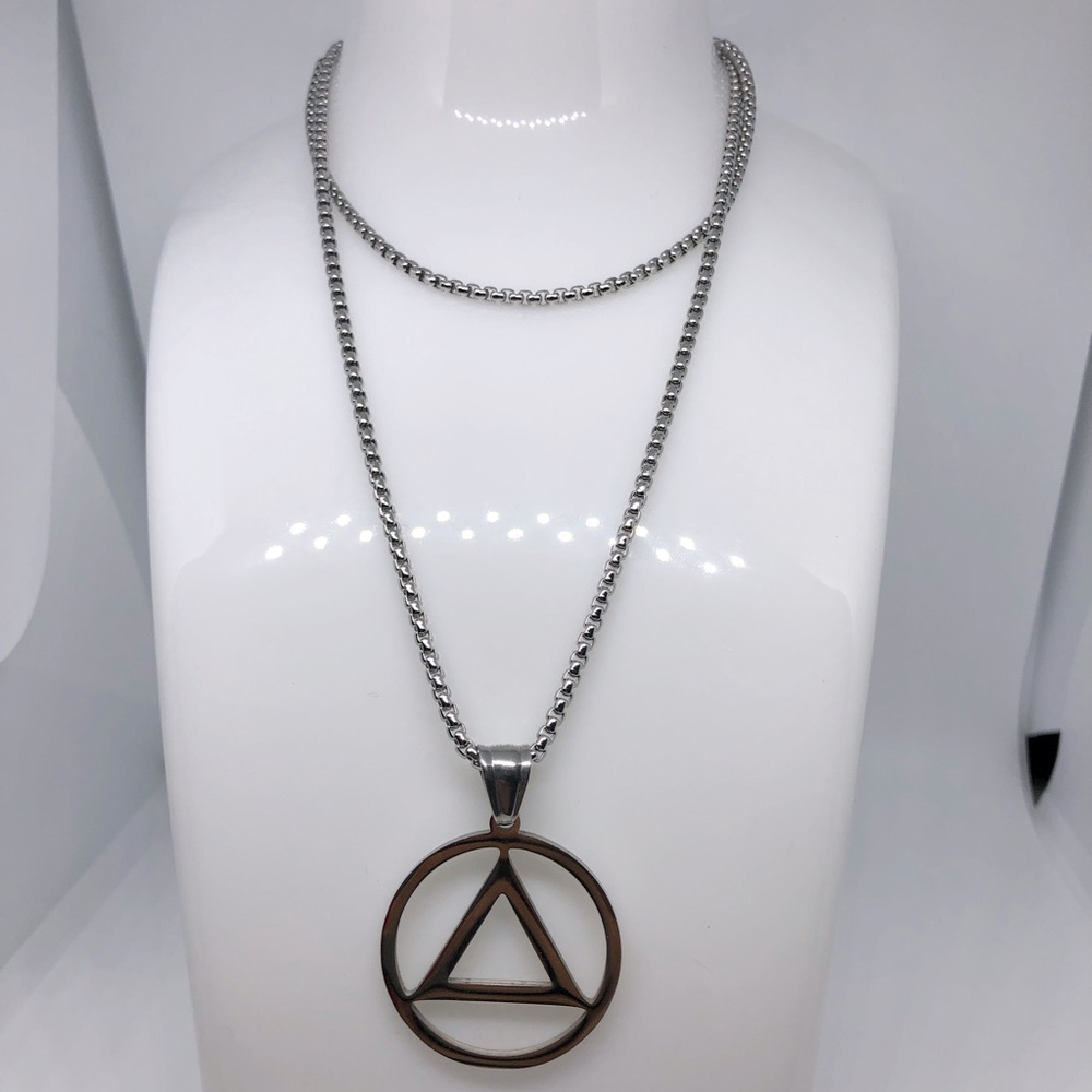 COPY - Large Mens AA pendant chain